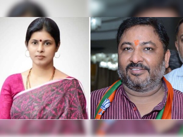 पूर्व विधायक स्वाति सिंह और मंत्री दया सिंह 