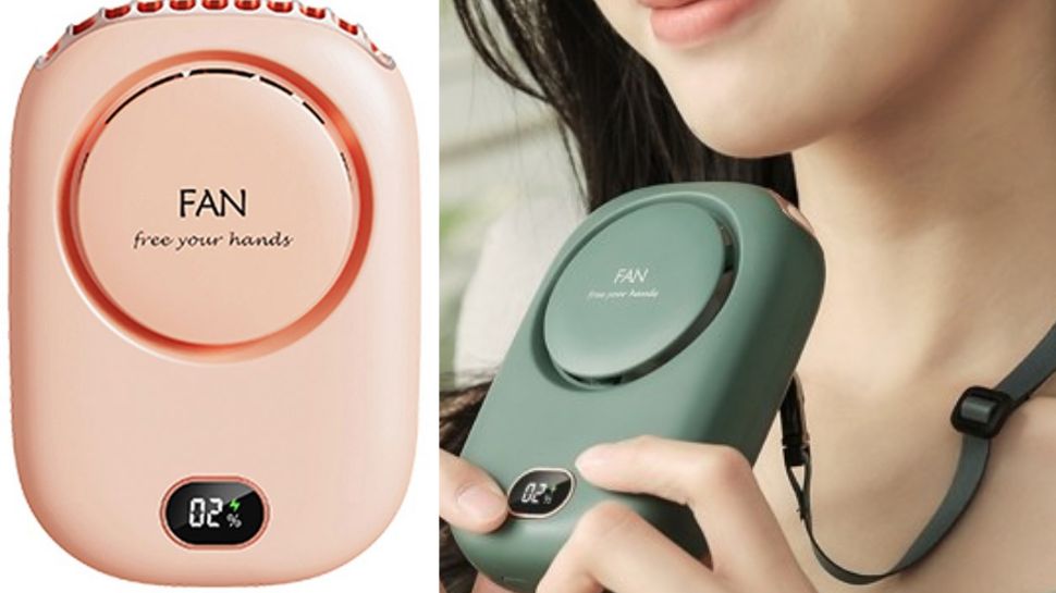 Necklace Fan Can Keeps You Cool While Summer Season गले में पहनने