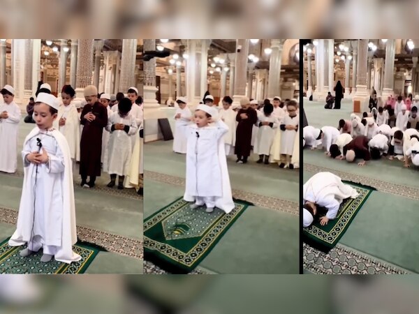 अल्जीरिया की जामा मस्जिद में कम उम्र के बच्चों ने पढ़ी नमाज़; वीडियो हुआ वायरल