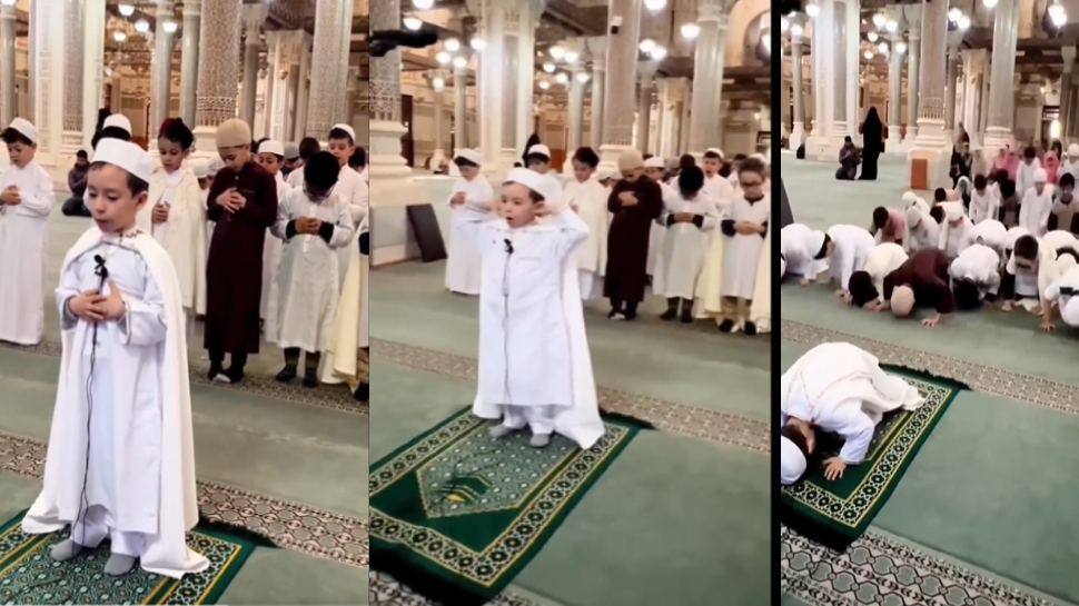 अल्जीरिया की जामा मस्जिद में कम उम्र के बच्चों ने पढ़ी नमाज़; वीडियो हुआ वायरल अल्जीरिया की जामा मस्जिद में कम उम्र के बच्चों ने पढ़ी नमाज़; वीडियो हुआ वायरल
