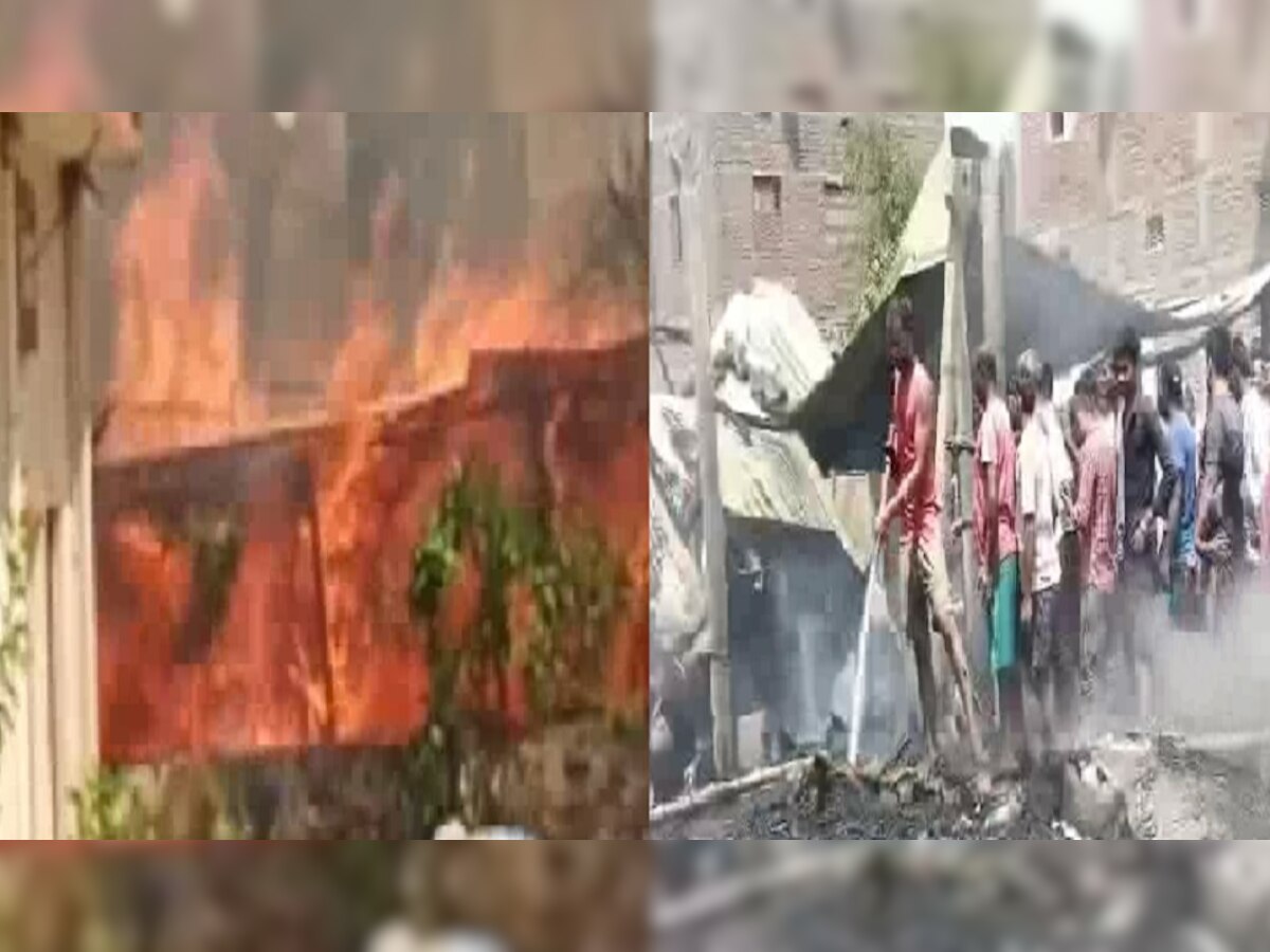 बेगूसराय के कई इलाकों में अग्नि 'तांडव', कई खेत और घर जलकर खाक