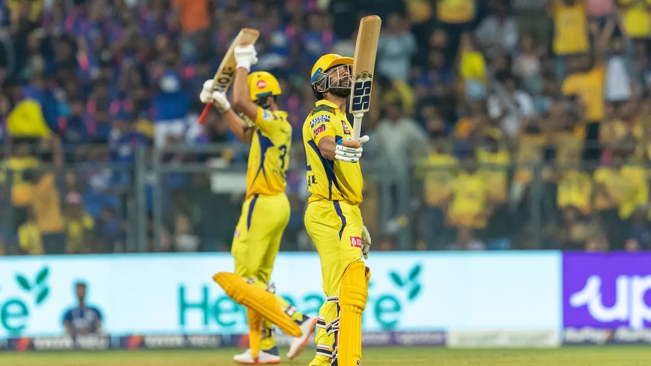 MI vs CSK, IPL 2023: सिर्फ 10 गेंदों में 46 रन बना ठोका सबसे तेज अर्धशतक, वानखेड़े में रहाणे ने लगाई रिकॉर्ड्स की झड़ी