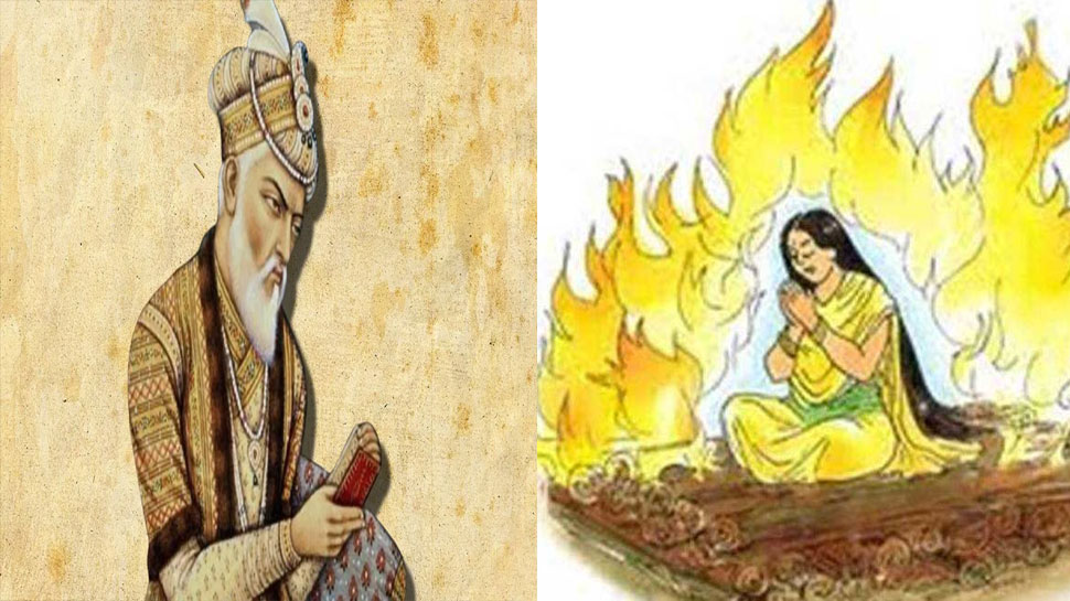 what did Aurangzeb do when he saw hindu women committing sati, Raja Ram Mohan Roy Sati Pratha in India | Sati Pratha in India: आग के चक्कर लगाकर सती हो जाती थी