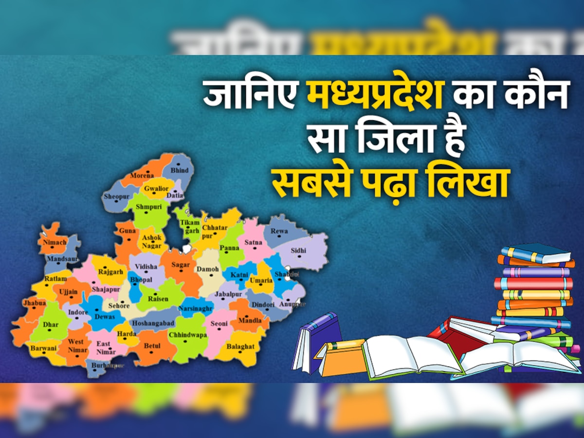 MP Most and least literate district