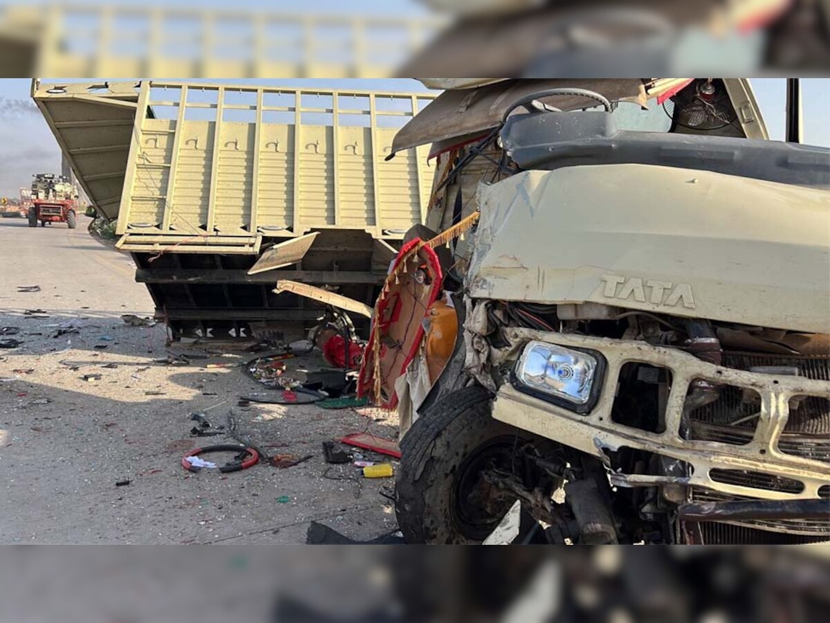 श्रीगंगानगर: अनूपगढ़ में हुआ एक्सीडेंट, कैंटर और ट्रक की जोरदार टक्कर, 9 लोग घायल एक की मौके पर मौत