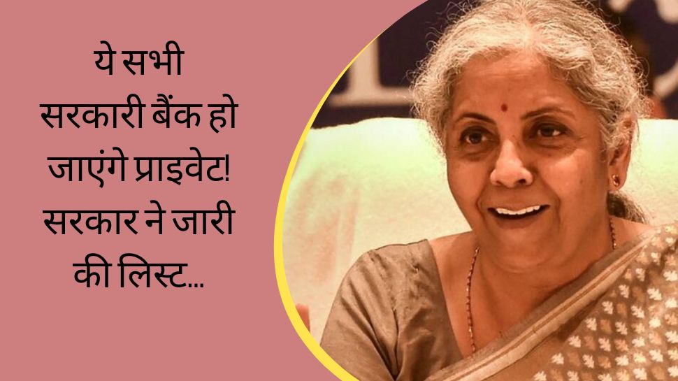Bank Privatisation: बड़ी खबर, SBI को छोड़कर ये सभी बैंक हो जाएंगे प्राइवेट! सरकार ने जारी की पूरी लिस्ट