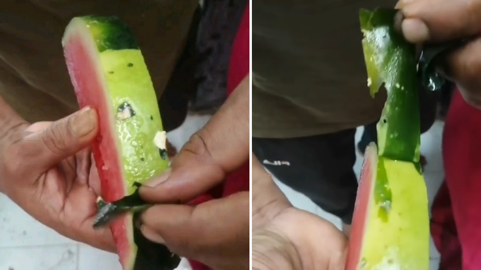 watermelon in summer dont even think about it Red injection being given ...