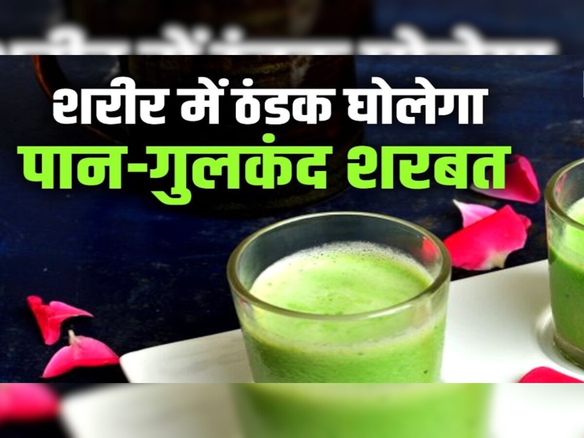 Energy Drink: शरीर को तुरंत ताजगी से भर देगा ठंडा-ठंडा पान-गुलकंद शरबत, मूड भी बना रहेगा बेहतर