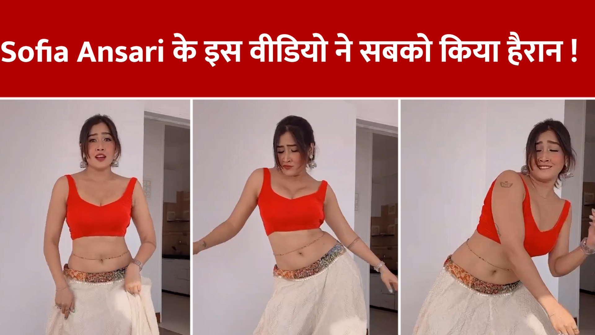 Sofia Ansari Video: Sofia Ansari ने हरियाणवी गाने पर किया ऐसा डांस, वीडियो  ने सबको किया हैरान