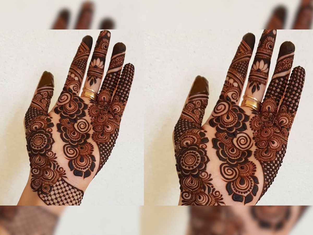 eid 2023 see latest and easy eid mehndi design for hand women can ...