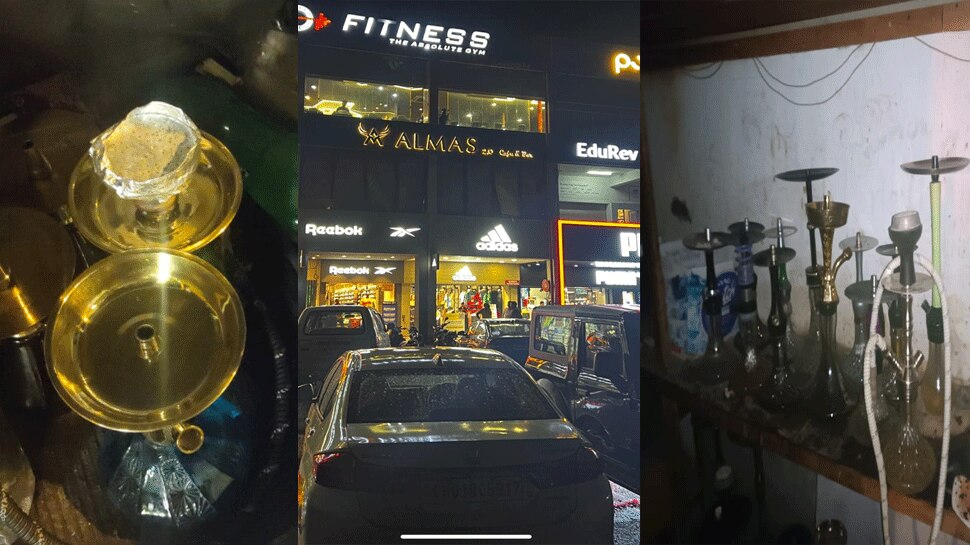 panchkula fda police raid on hookah bar various types nicotine