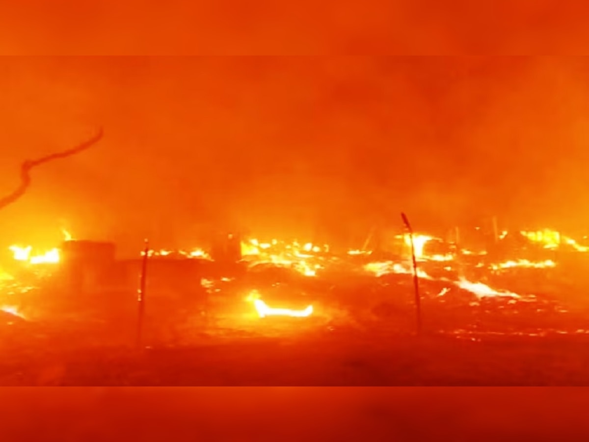 भागलपुर में लगी भीषण आग