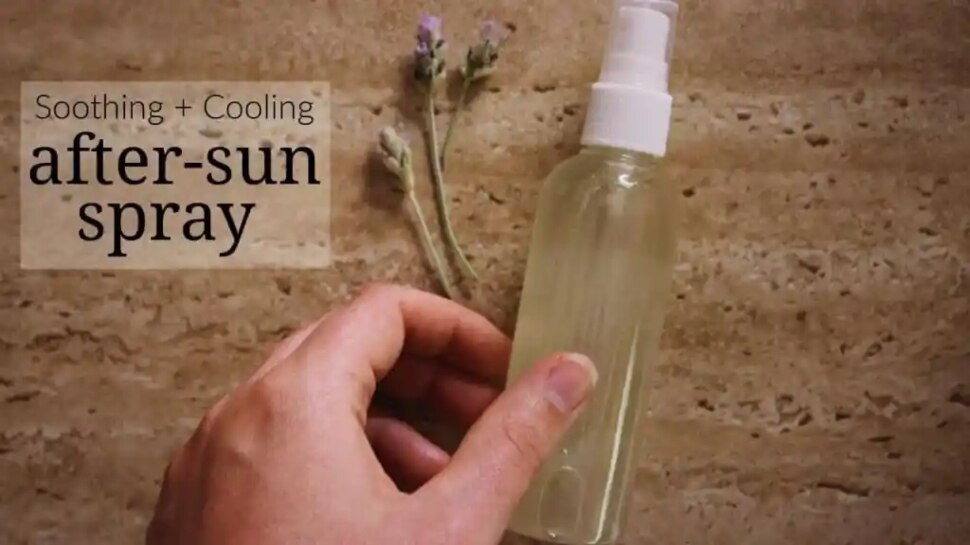 How To Make After Sun Spray Tanning Sun Burn Solution Hindi News, तेज धूप से स्किन को करना