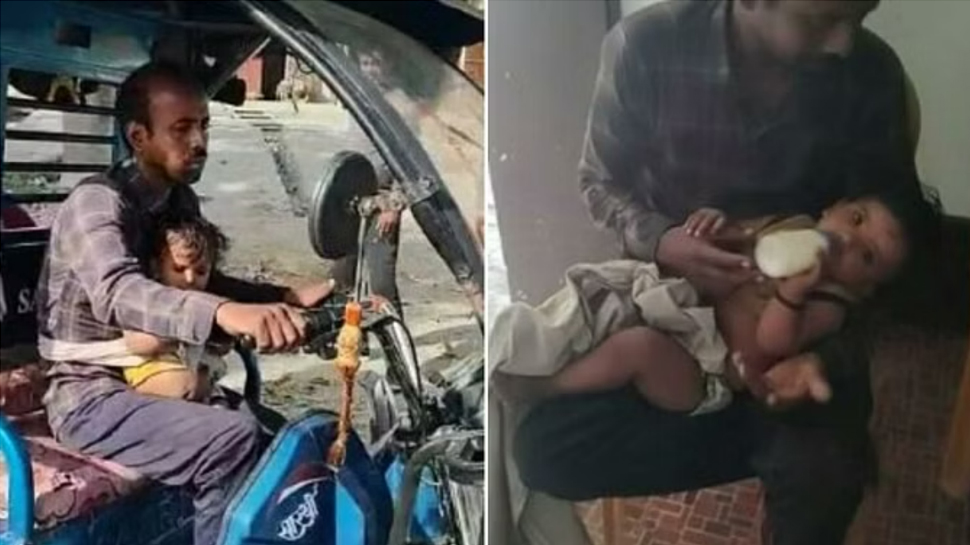 पिता निभा रहा मां का फर्ज, बेटी को सीने से लगाकर चला रहा ई-रिक्शा, ऐसे होगी मदद पिता निभा रहा मां का फर्ज, बेटी को सीने से लगाकर चला रहा ई-रिक्शा, ऐसे होगी मदद