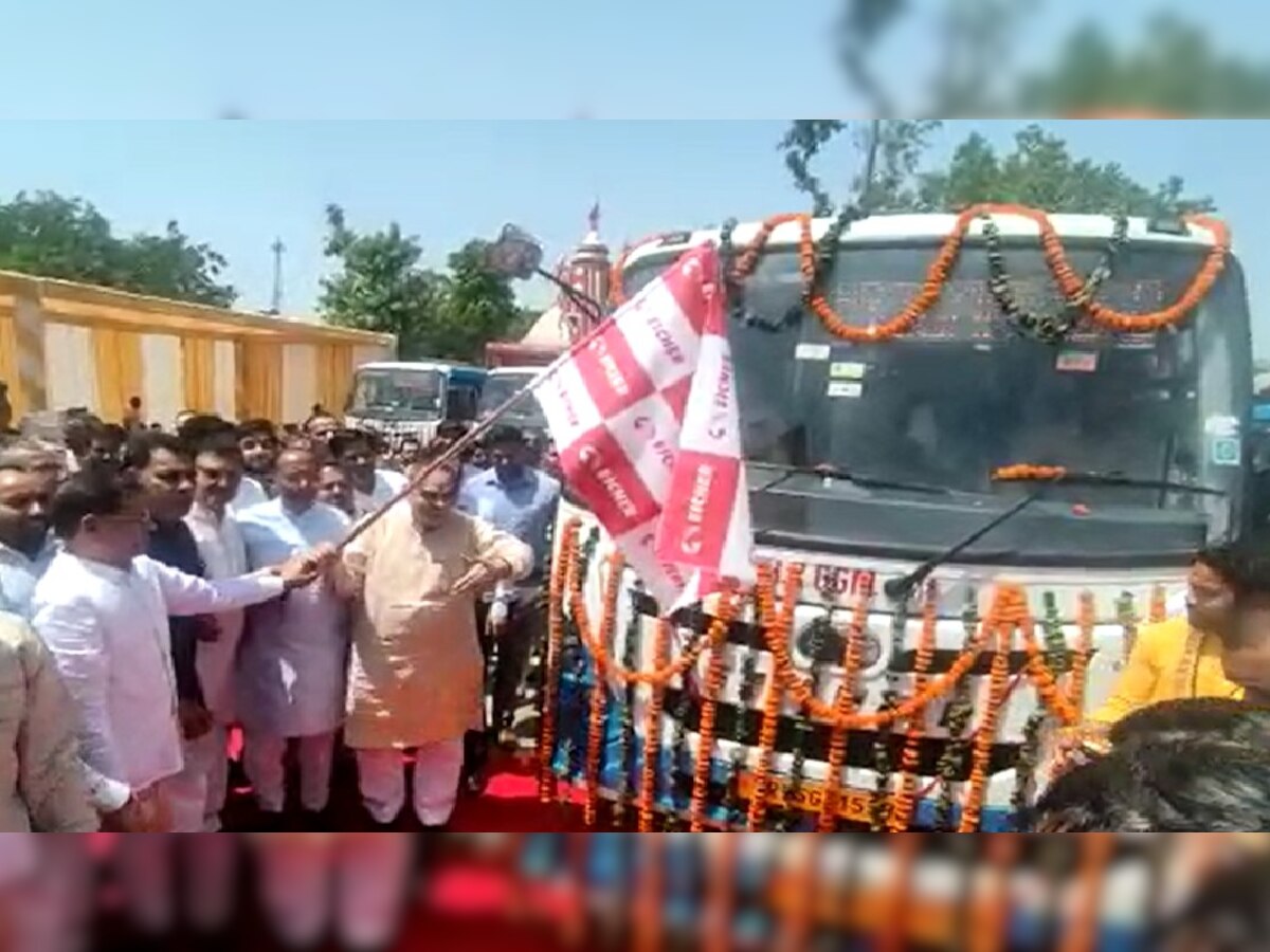 Faridabad News: हरियाणा सरकार ने दी प्रदेशवासियों को बड़ी सौगात, परिवहन मंत्री ने दिखाई बसों को झंडी