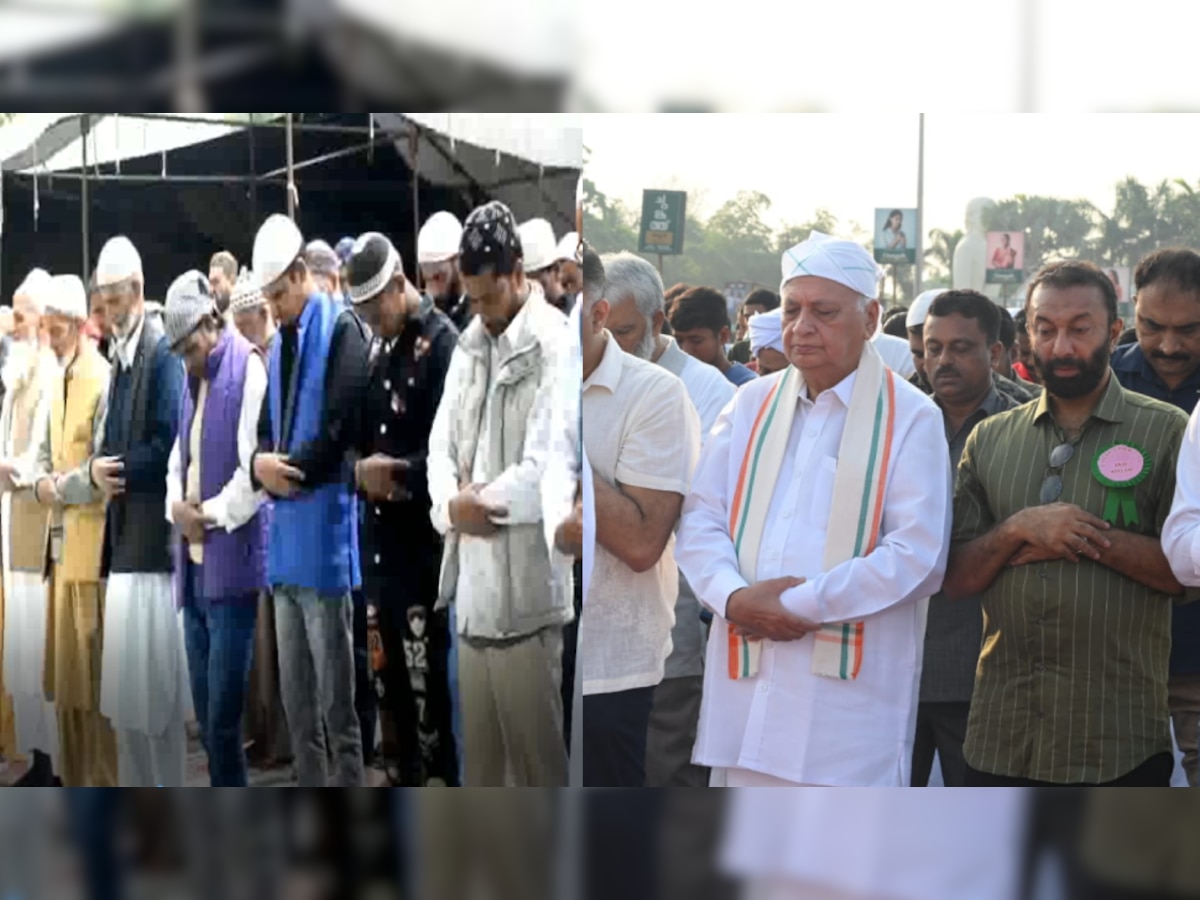 Eid 2023: J&K और केरल में ईद की रौनक़; ईदगाहों में नमाज़ के लिए उमड़ी लोगों की भीड़ 