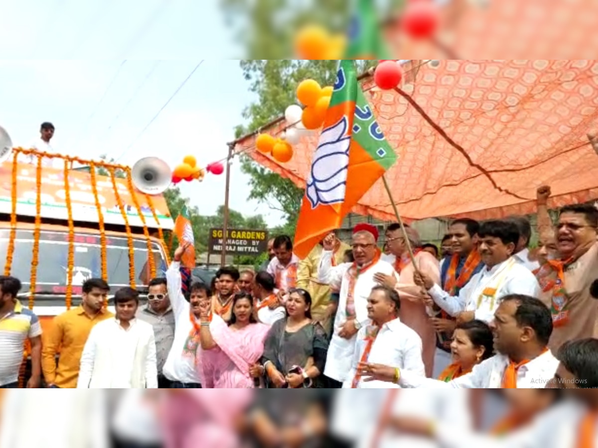 Meerut Nagar Nikay:मेरठ में बीजेपी की विजय रथ यात्रा शुरू, कार्यकर्ताओं की नाराजगी दूर करना बड़ी चुनौती