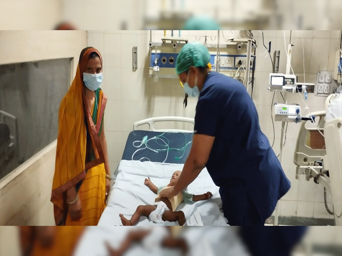 SMS अस्पताल के डॉक्टरों ने बचाई तनिष्क की जिंदगी, डेढ़ साल के बच्चे का फ्री में हुआ ऑपरेशन