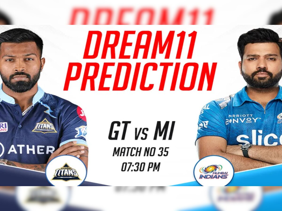 GT vs MI Dream11 Prediction, Best Team: IPL में मुंबई इंडियंस और गुजरात टाइटंस के बीच मुकाबला आज, क्या ऐसी है आपकी ड्रीम-11