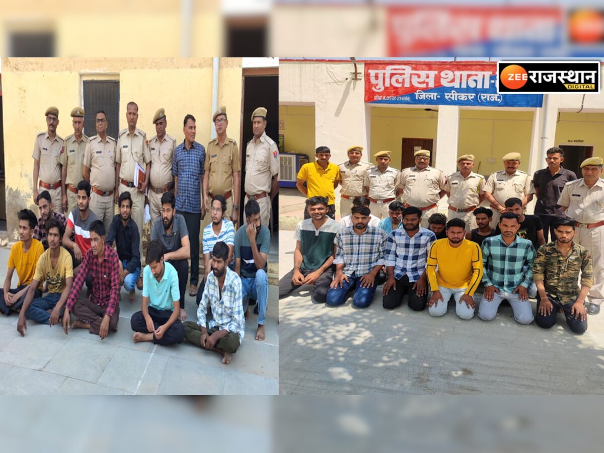 Sikar news: 460 जगहों पर पुलिस ने की रेड, 389 आरोपियों को किया गिरफ्तार