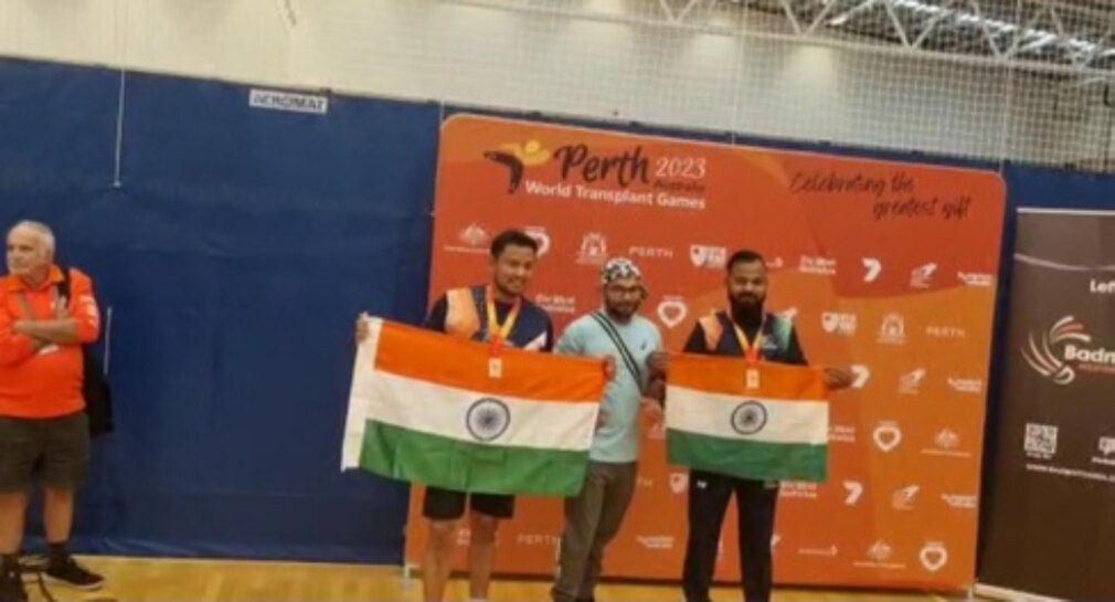 Barabanki Tauheed ahmed won bronze medal in World Transplant Olympic