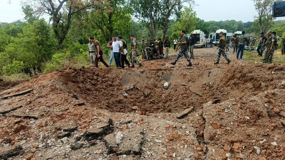 Naxalite Attack In Chhattisgarh Dantewada 11 Drg Jawan Killed