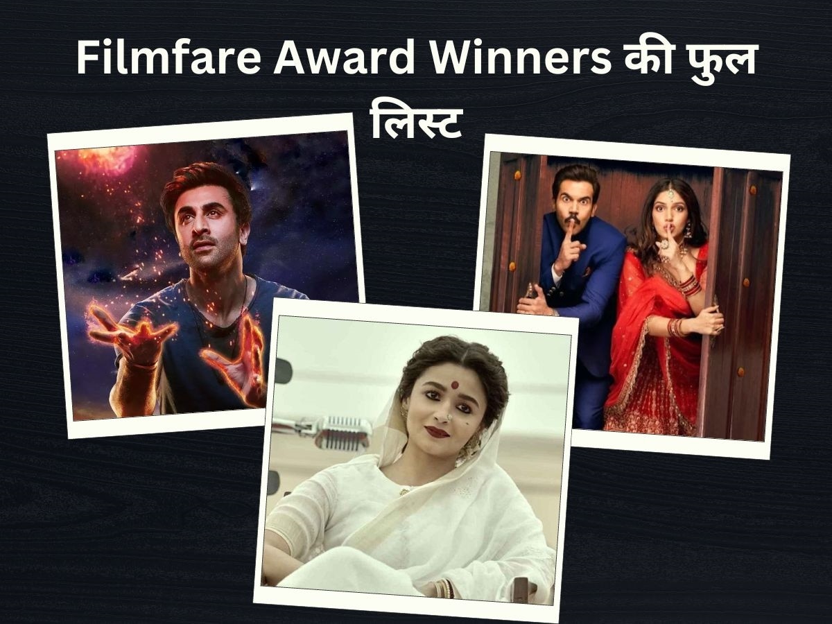 Filmfare Awards winner list gangubai kathiawadi Alia Bhatt Ranbir