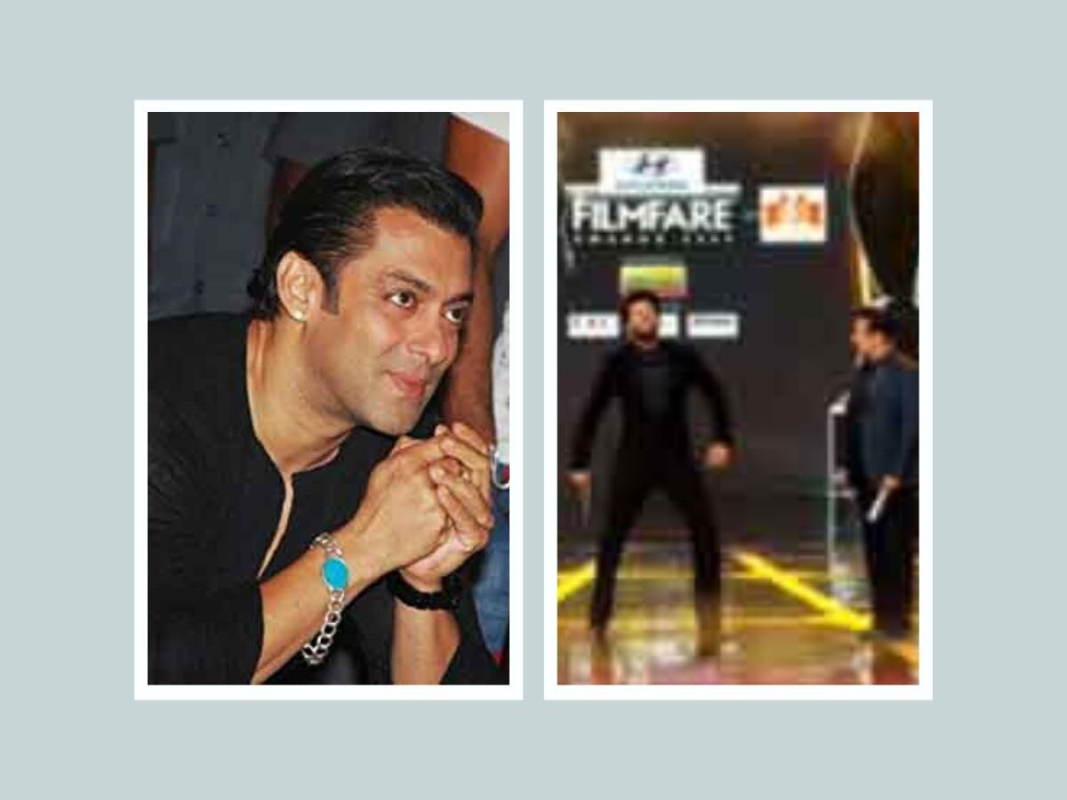 Filmfare में मनीष पॉल ने उड़ाया Salman Khan के डान्सिंग स्टेप का मजाक, भाईजान ने स्टेज पर ही कर डाला ये काम  