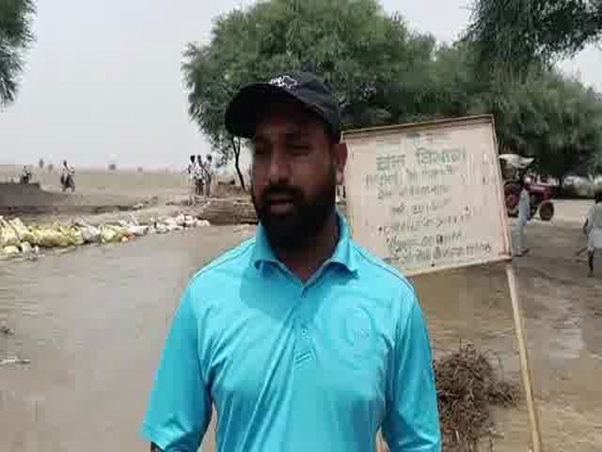 श्री गंगानगर  में हरनौली हेड पर नहर में आया बड़ा कटाव, दो घंटे की कड़ी मशक्कत के बाद पुल में डाफ 
