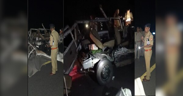 Azamgarh Accident Horrific Road Accident Purvanchal Expressway 5 Dead Deoria District Azamgarh