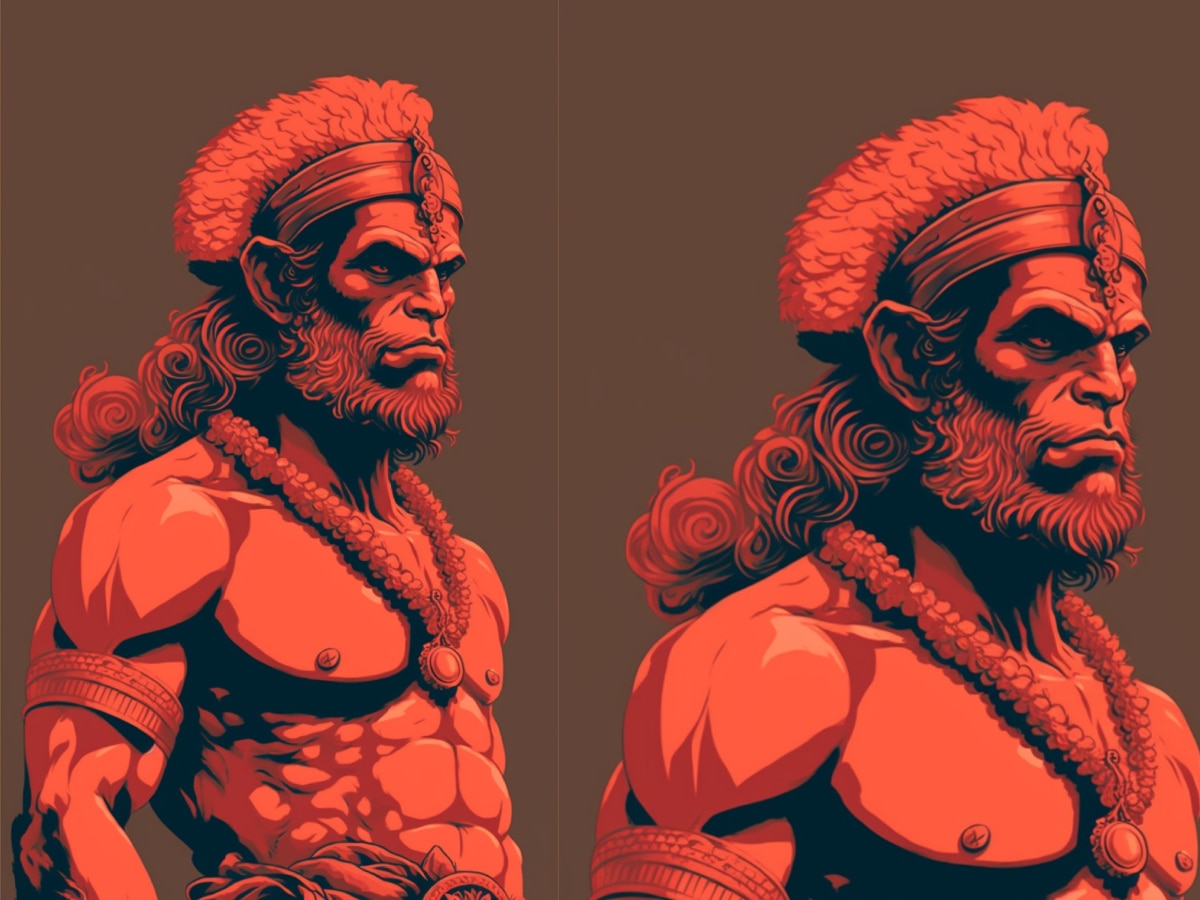 Hanuman ji Bajrangbali Hindu God Body Tattoo Waterproof Male and Femal   Temporarytattoowala
