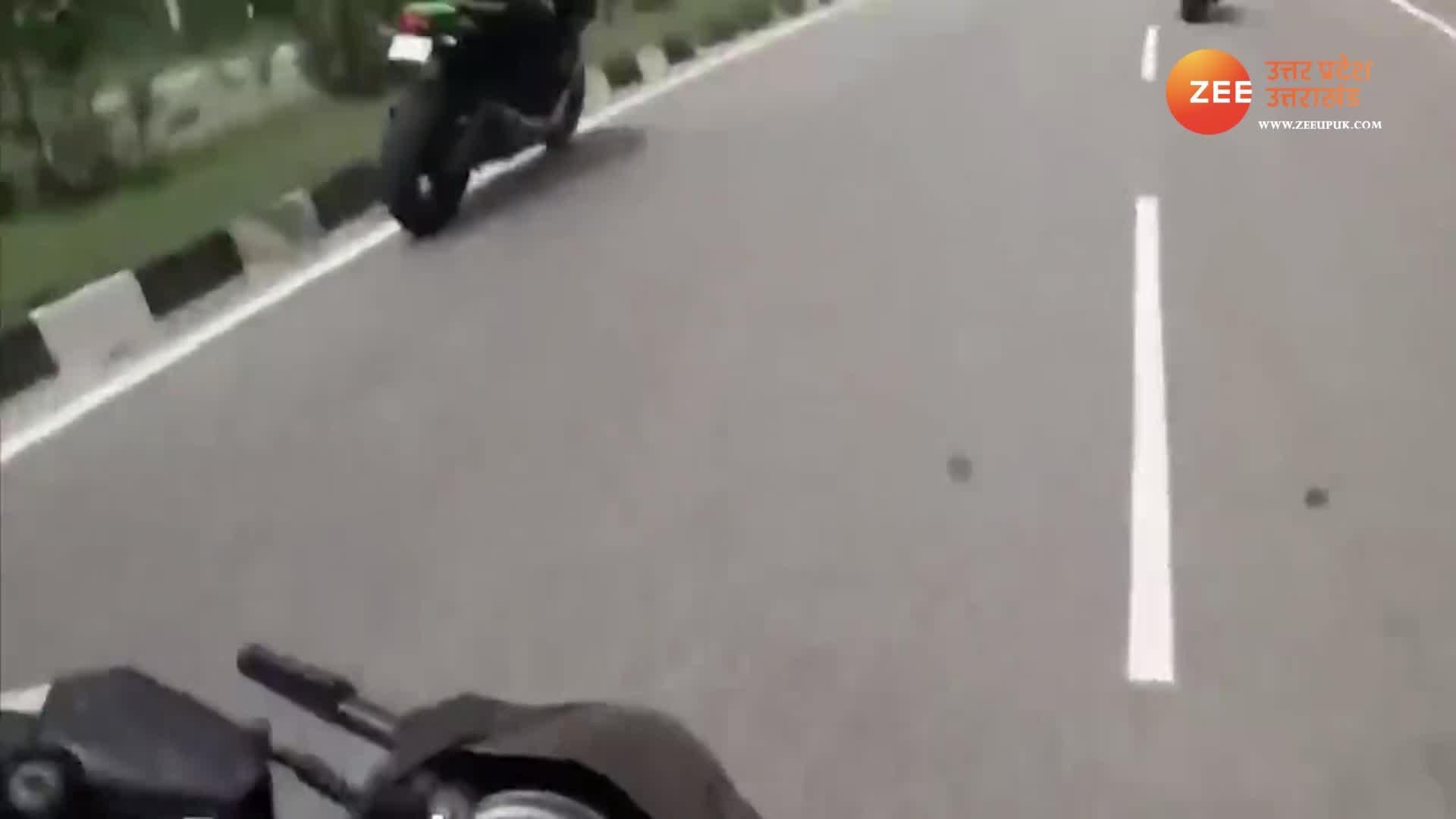 R Agastya Chauhan Road Accident Live Video Surfaced As Speeding