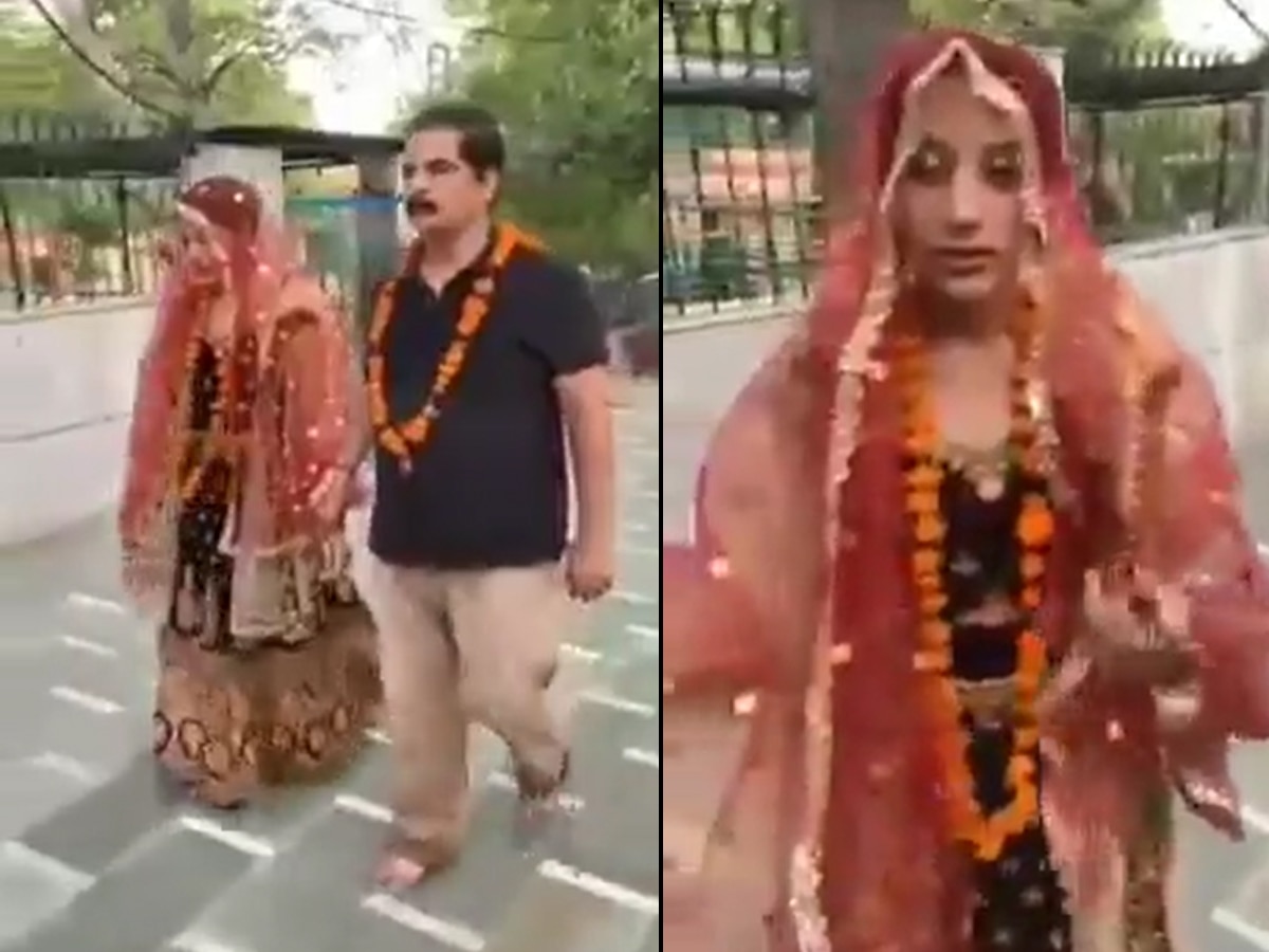 Sasur Bahu Wedding: ससुर ने 20 साल छोटी बहू से मंदिर में जाकर रचाई शादी! कैमरे के सामने कहा- क्योंकि बेटा...