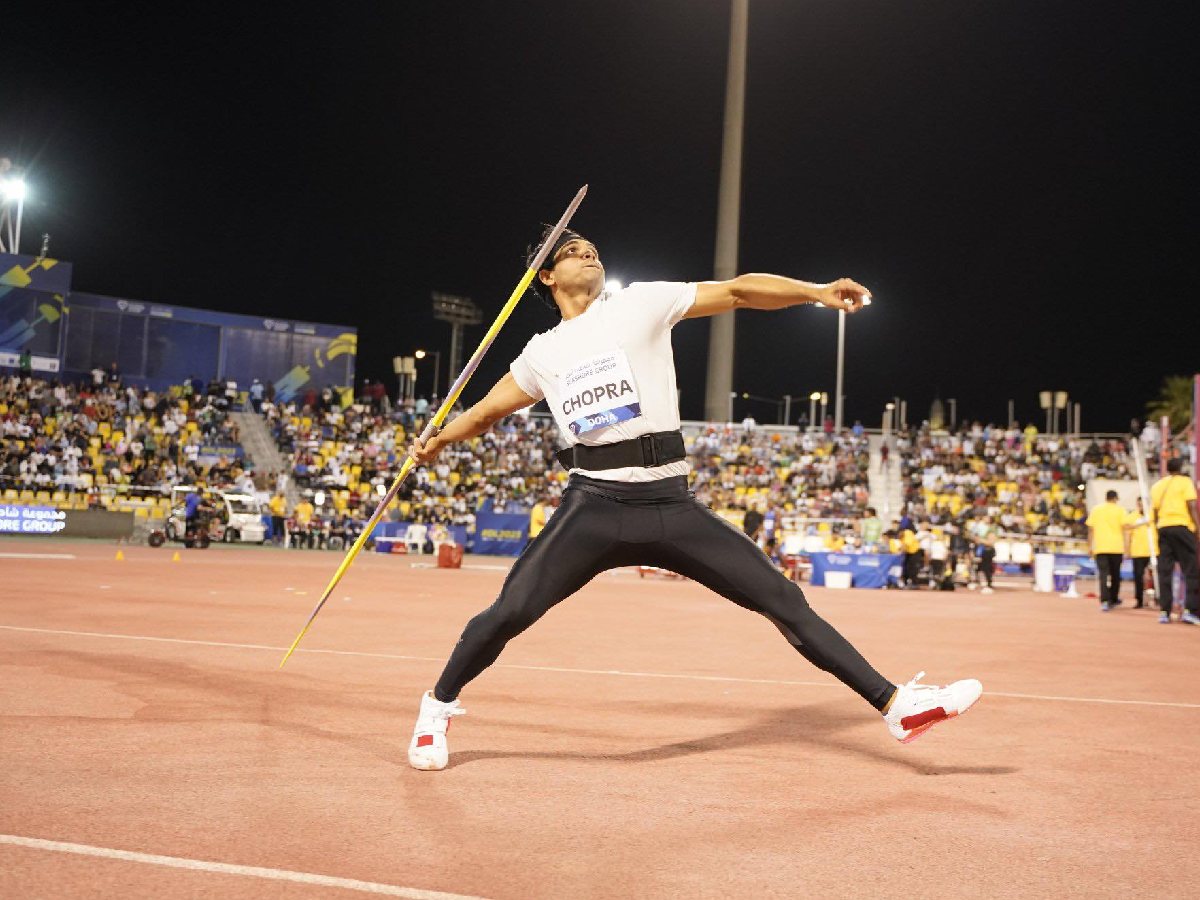 Doha Diamond League 2023 Neeraj Chopra wins gold claims javelin throw