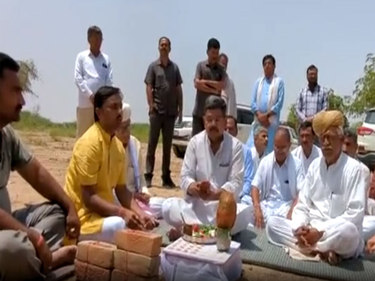 Bikaner: ऊर्जा मंत्री भाटी ने करोड़ों रुपए की लागत से नगरासर संवर्धन जल योजना का किया भूमि पूजन