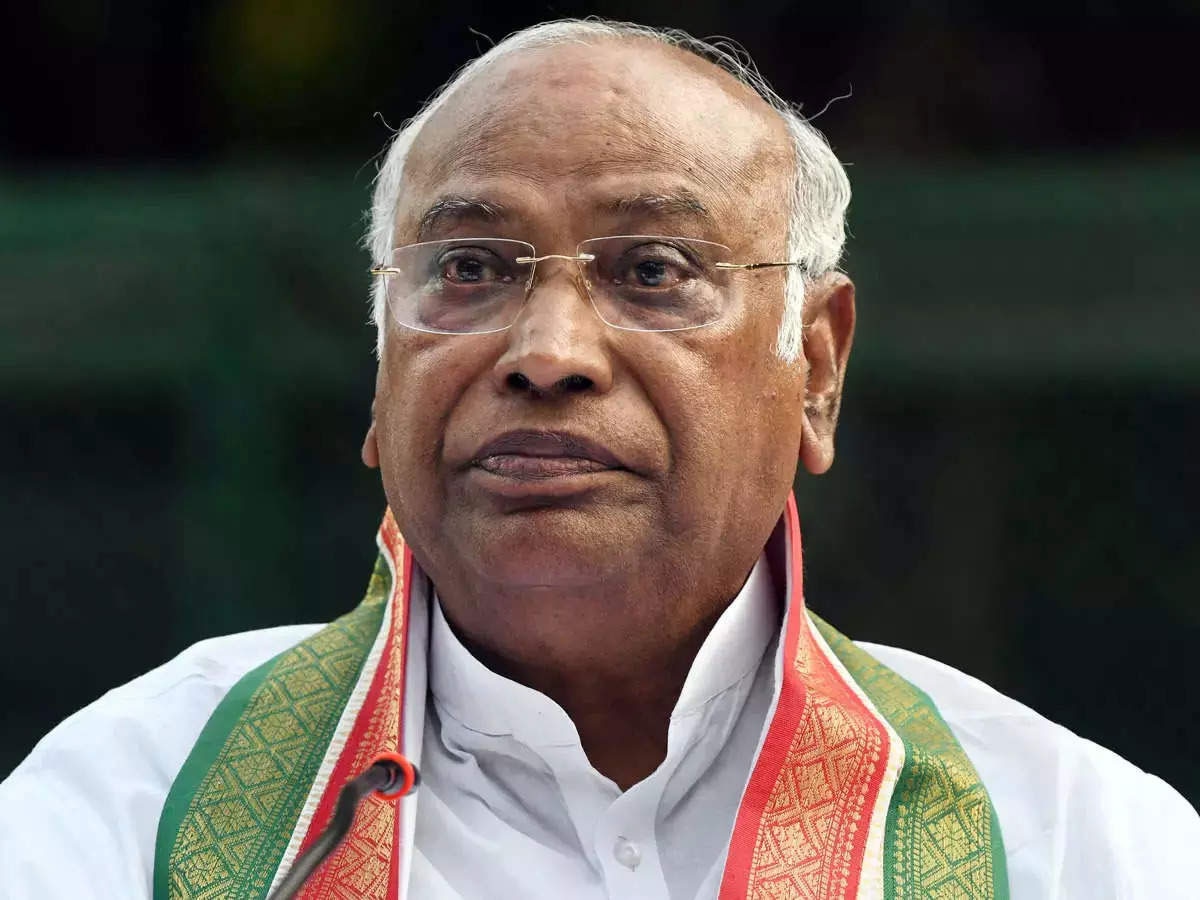 Congress president Mallikarjun Kharge.