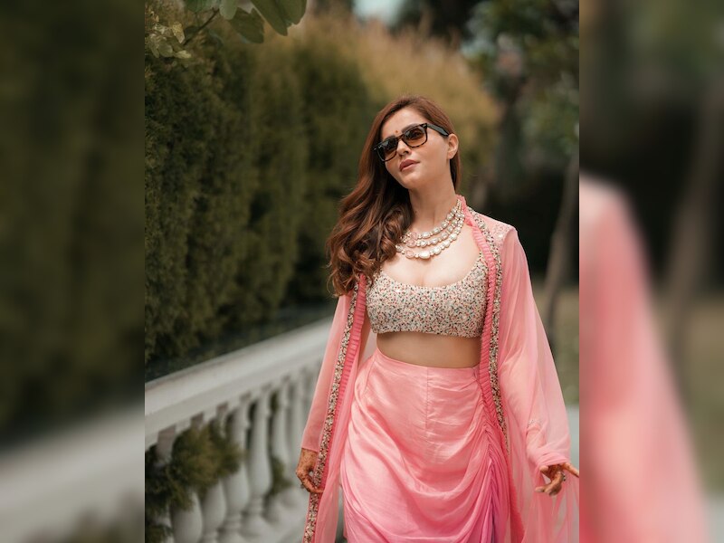 Rubina Dilaik shares nice photos in deep neck dress