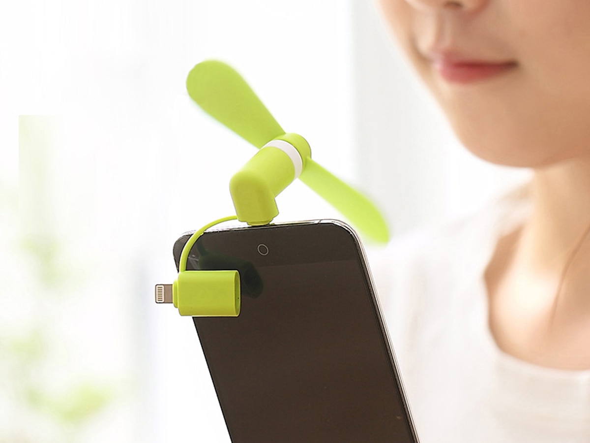 Portable Fan Attacted With Smartphone Cool Like Shimla Just At Rs 140