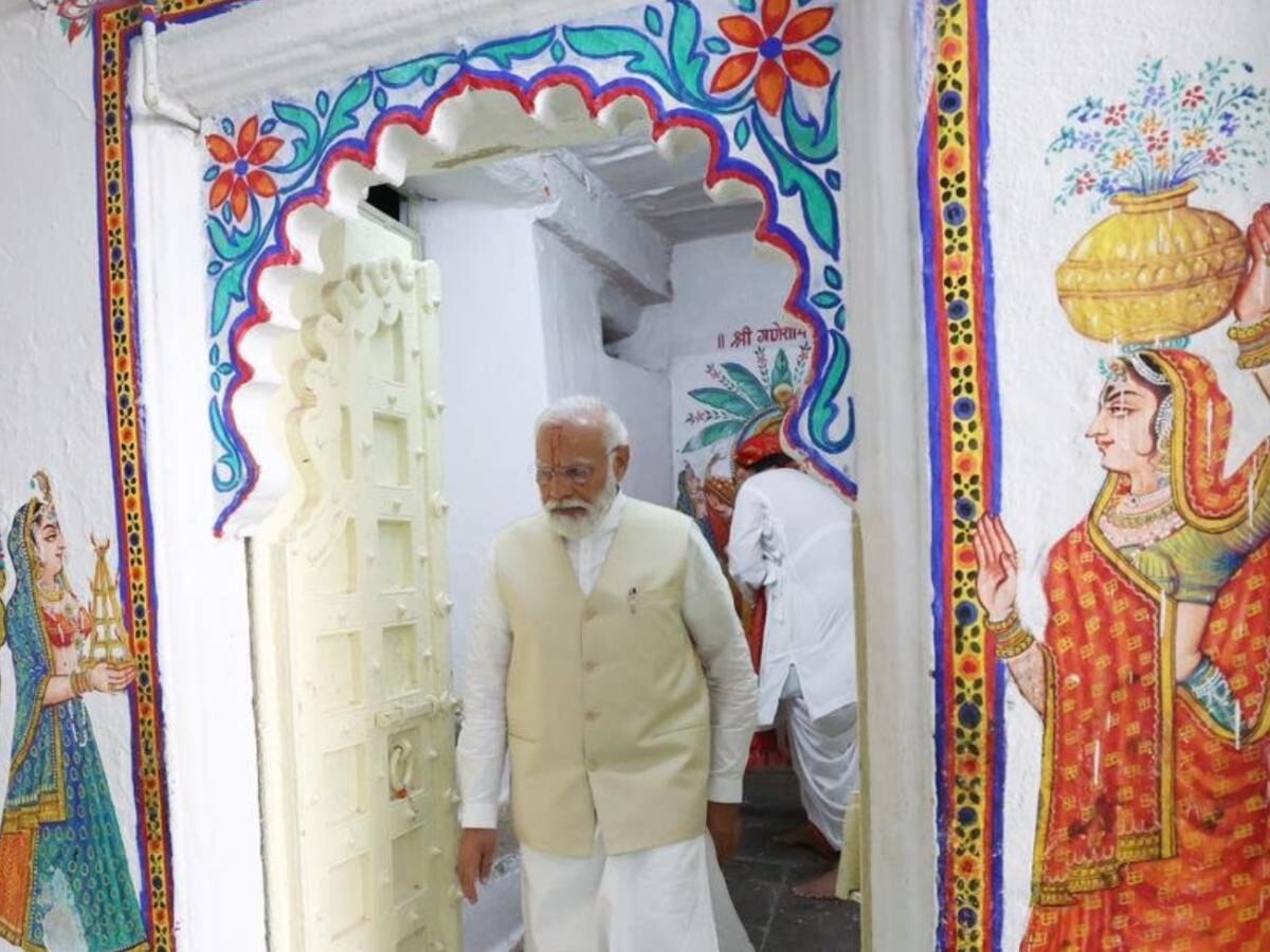 श्रीनाथजी के दर्शन कर PM मोदी ने क्या मांगा आशीर्वाद, उन्होंने खुद बताया ये