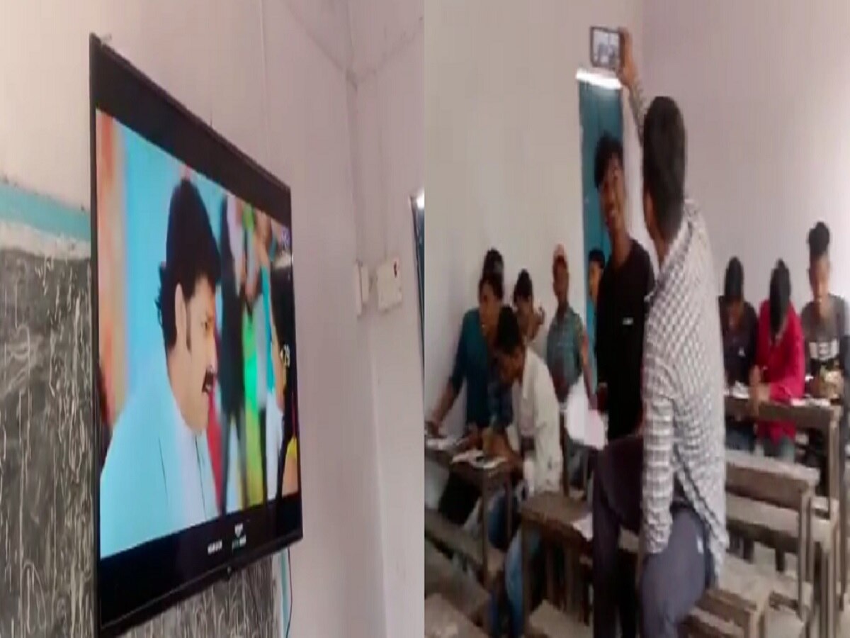 नालंदा के सरकारी स्कूल में परीक्षा के बीच चला पवन सिंह का गाना, विद्यार्थियों ने ऐसे किया रिएक्ट