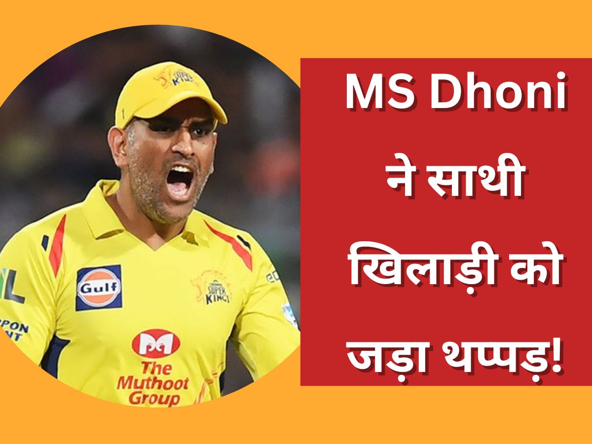 Ms Hini IPL 2023 MS Dhoni Attempts To Slap Deepak Chahar During csk vs dc match ...