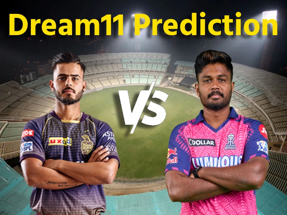 KKR vs RR Dream11 Prediction: 56वां मैच, जानें पिच रिपोर्ट और ड्रीम11 टीम