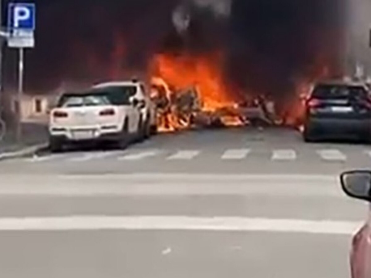 Italy Milan Blast: धमाके से दहला इटली का मिलान शहर, धूं-धूंकर जलीं कई गाड़ियां