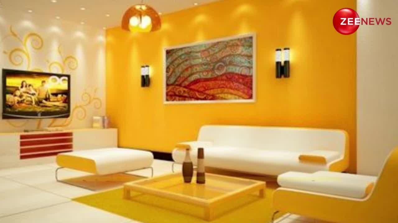 Do not to paint yellow color on the wall in this direction