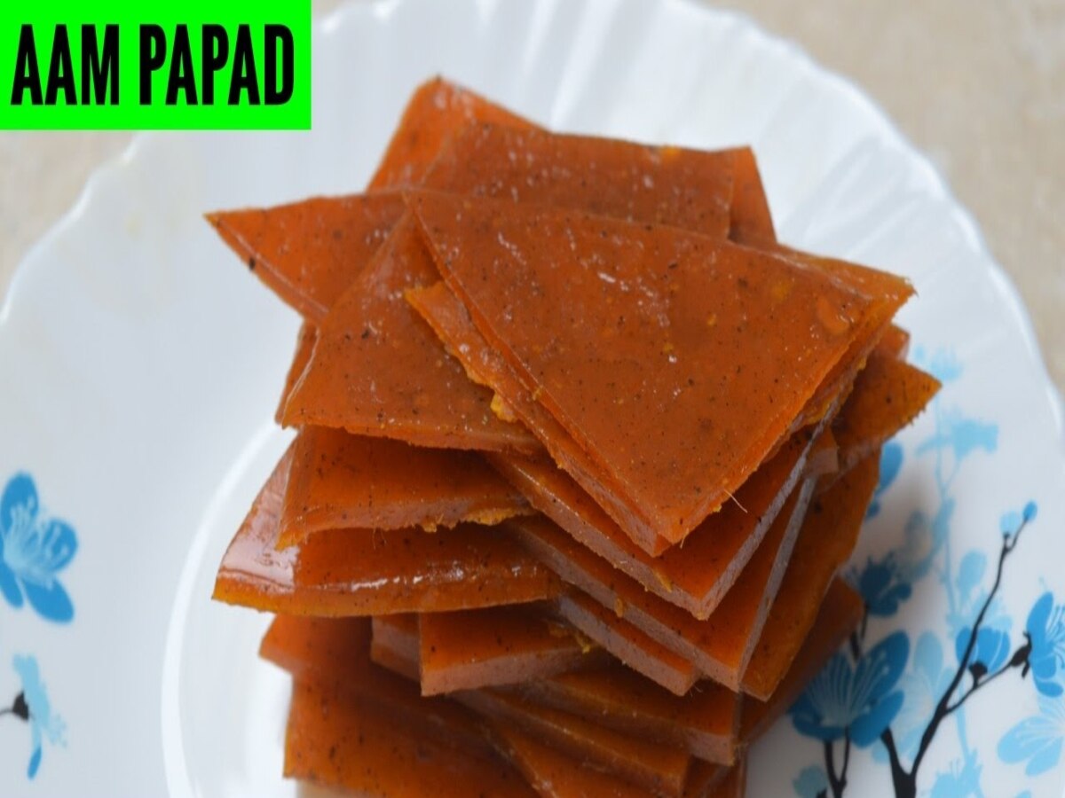 How To Make Aam Ka Papad Delicious Mango Recipe | Hindi News, एसिडिटी ...