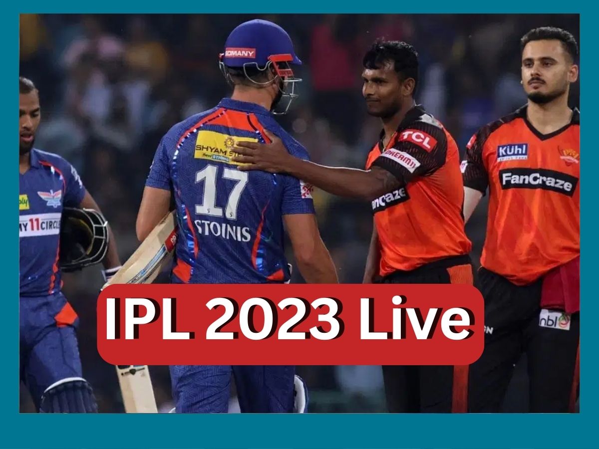 IPL 2023 Live Update SRH vs LSG and DC vs PBKS match ball by ball
