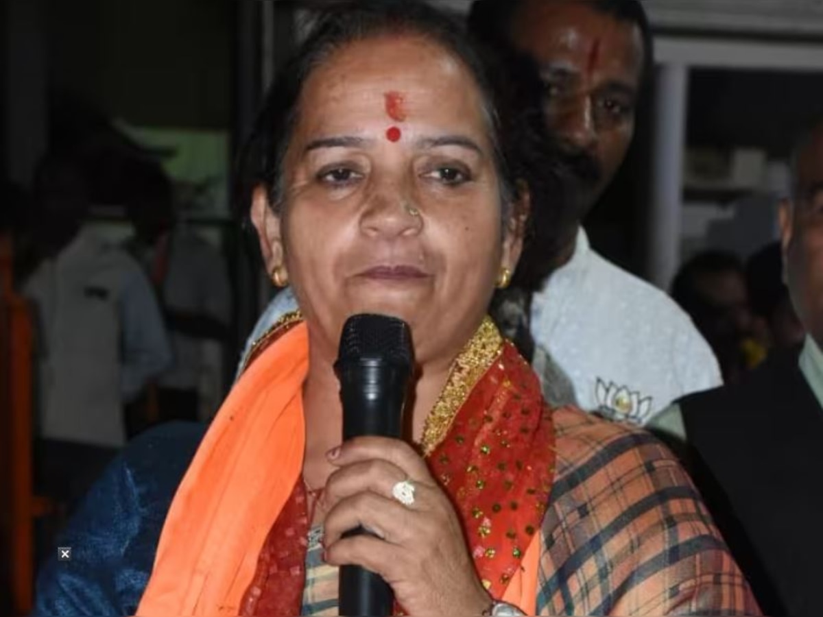 BJP mayor candidate Sushma Kharwal in Lucknow
