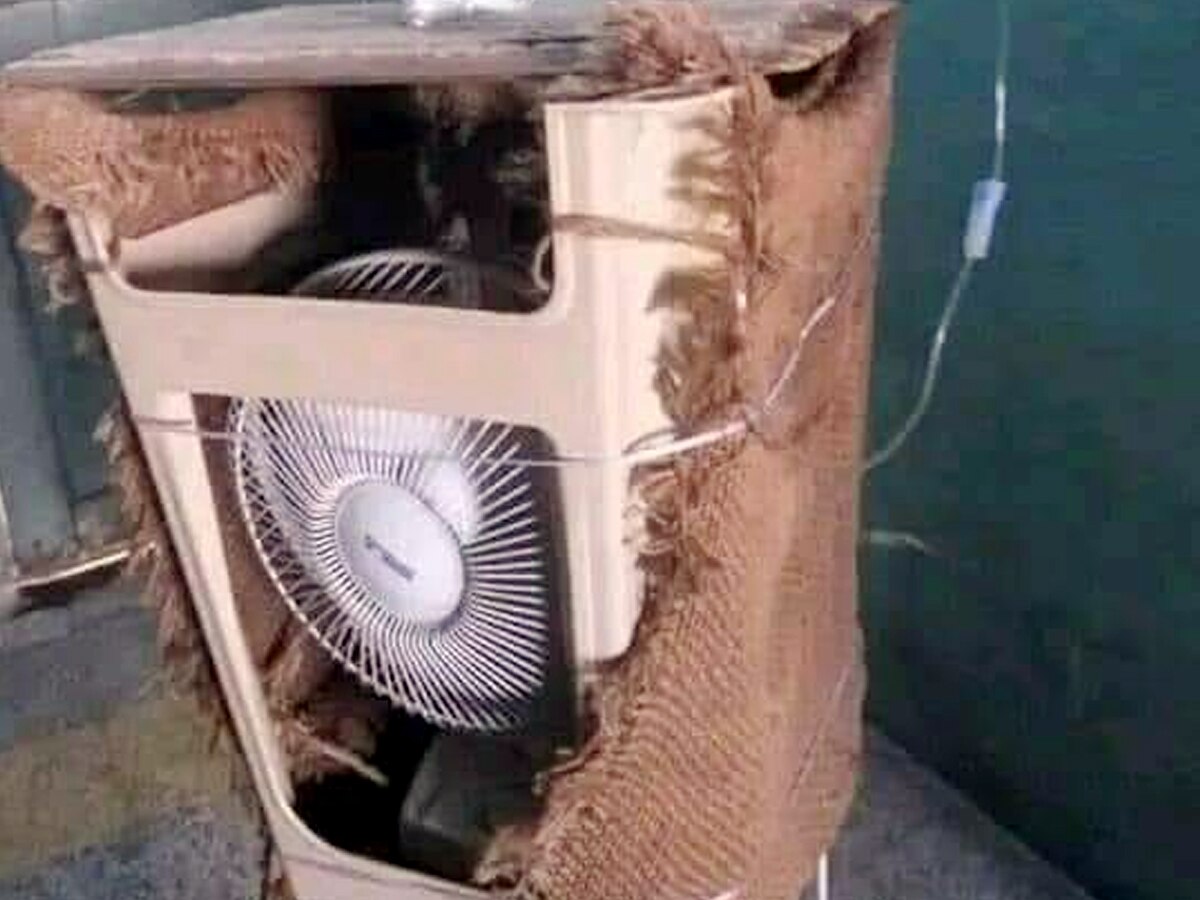 Jugaad Man Made Table Fan Cooler Peoples In Shock Said Will Cool Like