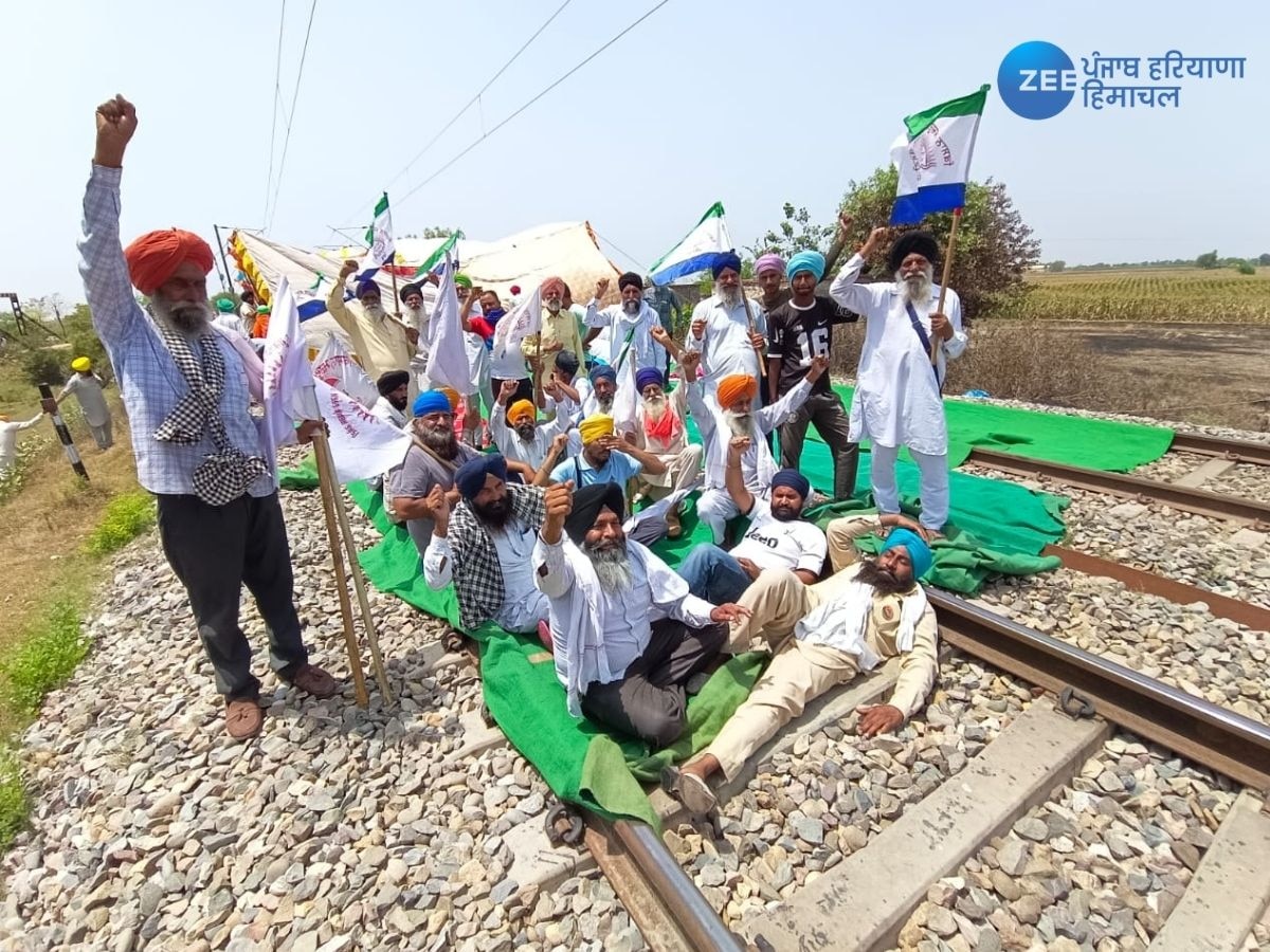 Rail Roko Andolan News: ਕਿਸਾਨ-ਮਜ਼ਦੂਰ ਸੰਘਰਸ਼ ਕਮੇਟੀ ਵੱਲੋਂ ਪੰਜਾਬ ਭਰ 'ਚ ਰੇਲ ਅੰਦੋਲਨ