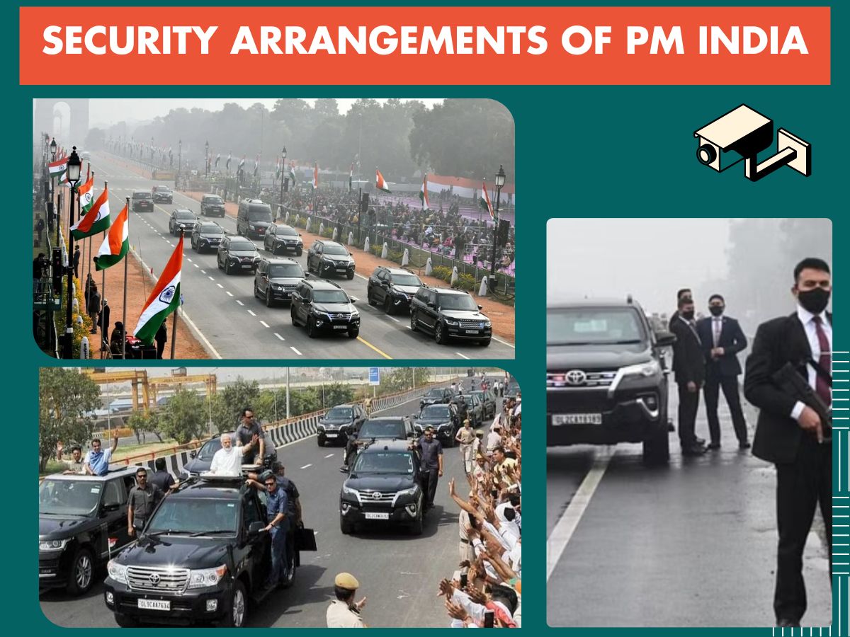 What type of security Arrangements are given to the PM of India?